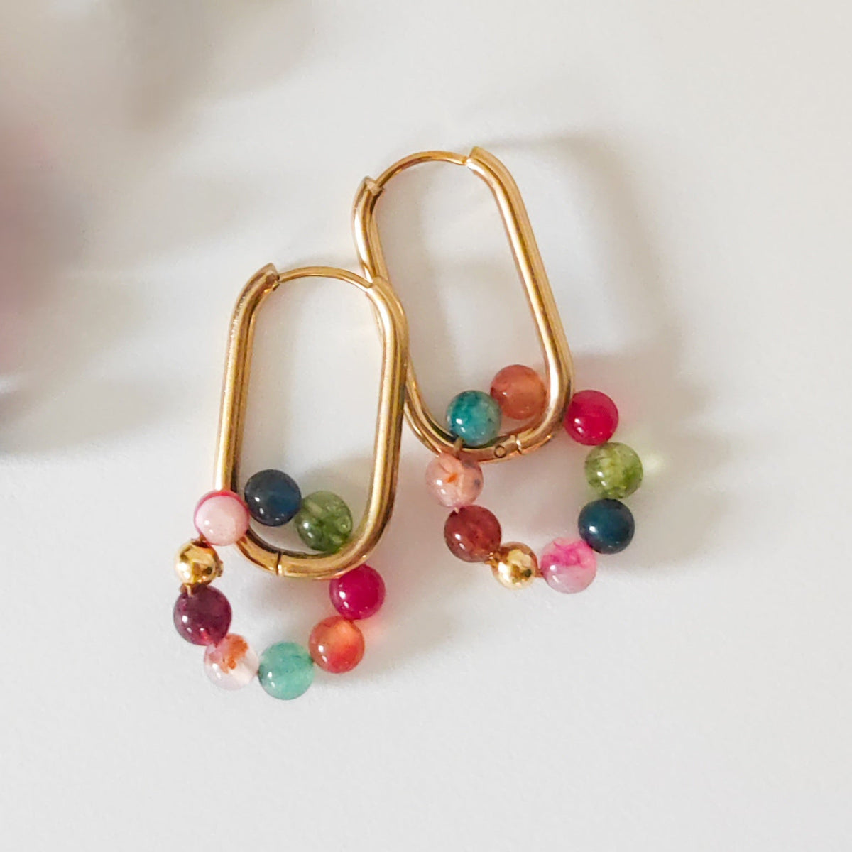 RAINBOW OVAL Hoops