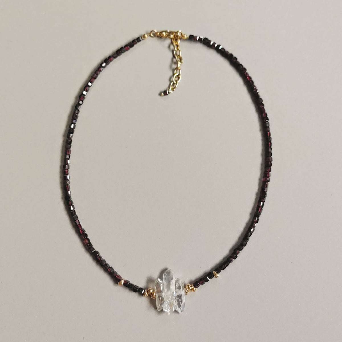 GARNET VEIL Necklace