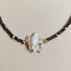 GARNET VEIL Necklace
