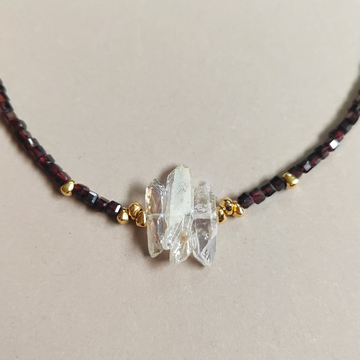 GARNET VEIL Necklace