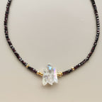 GARNET VEIL Necklace